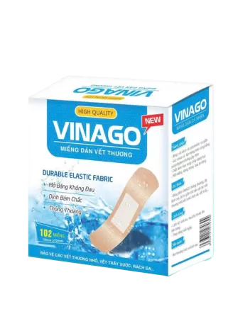 Băng Cá Nhân Vinago Hộp 102 Miếng